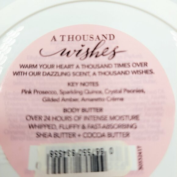 Bath & Body Works Pink Prosecco, Peonies A Thousand Wishes Body Butter - Picture 5 of 6